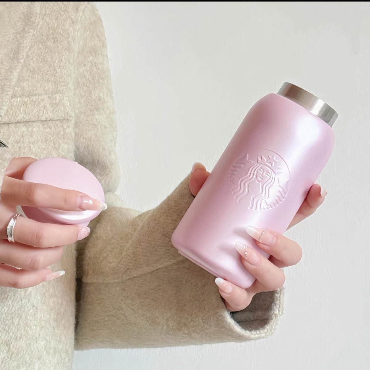 Starbucks China 2026 Pupu Duck Valentines 355ml Stainless Steel Cup