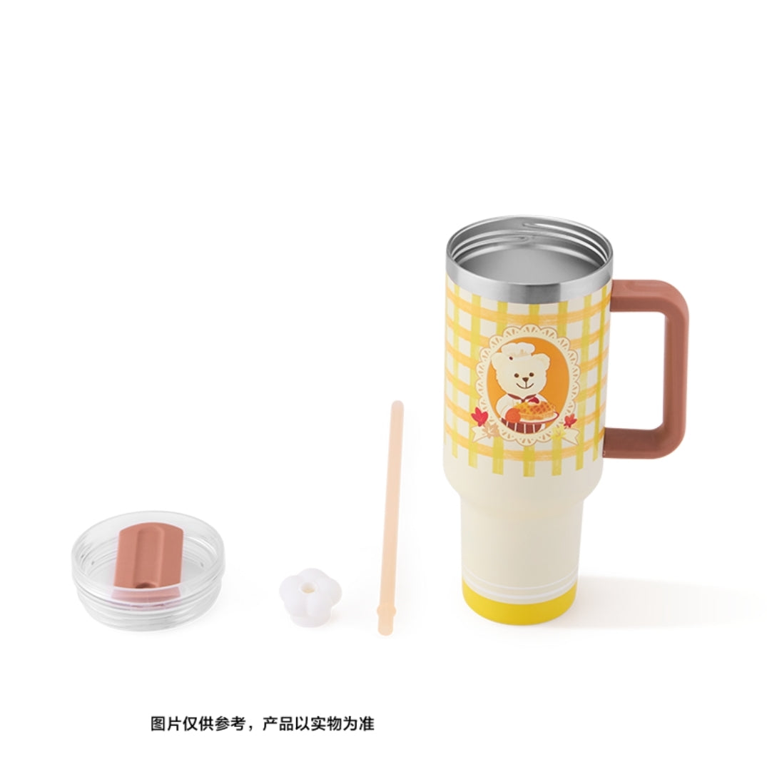 Starbucks Venti Double Drinking Port SS Cup 1270ml ALL PARTS