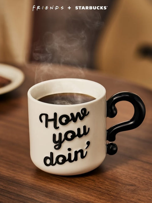 Starbucks Korea+Friends Co-Branded How You Doing Mug Display