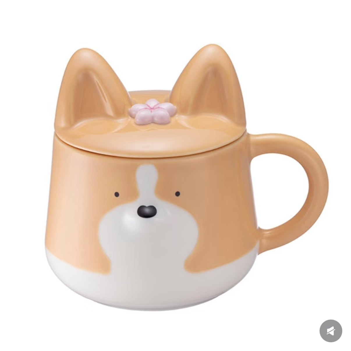 Starbucks Taiwan 2026 Sakura with Corgi Mug