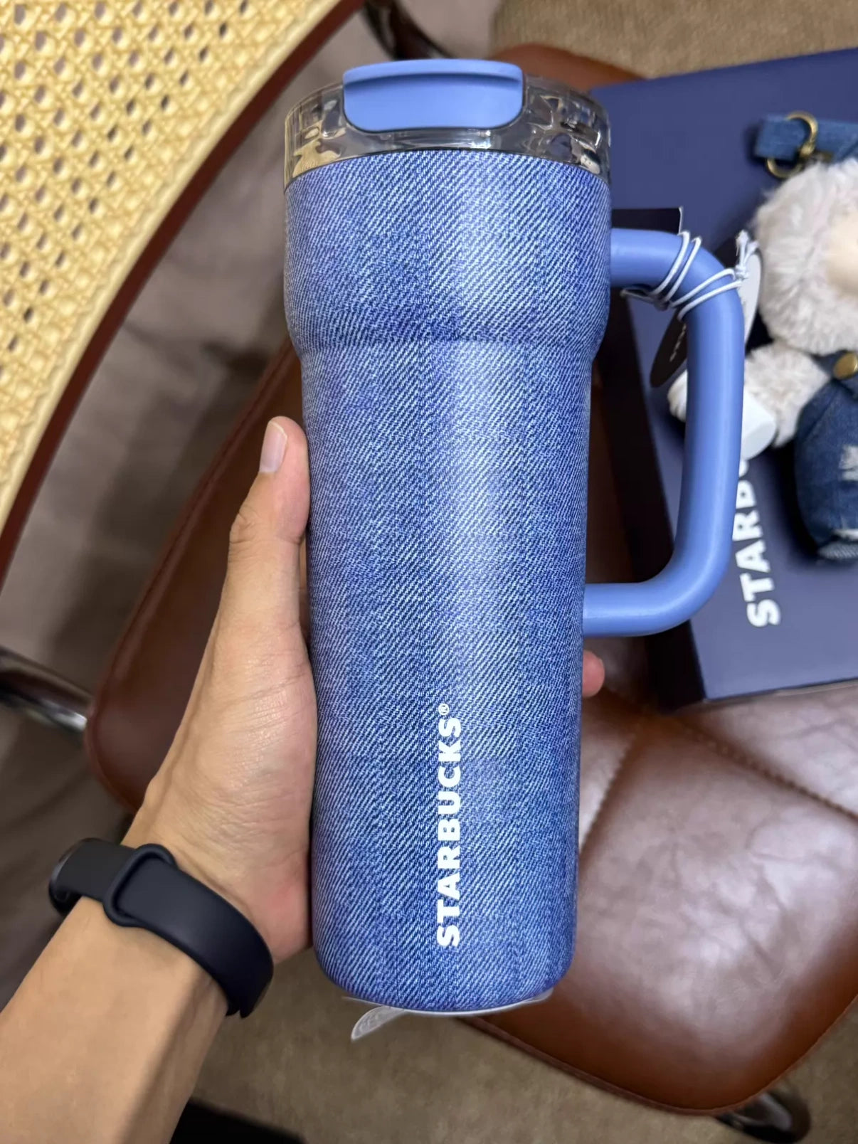 Starbucks  Denim 690ml Tumbler on Hand