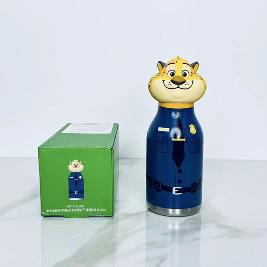 Stainless Steel 430ml Insulated Tumbler with Officer clawhauser Lid with box