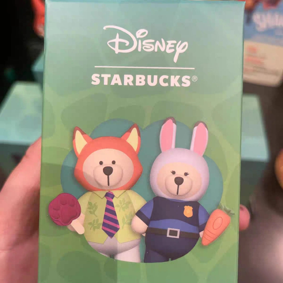 starbucks x zootopia collaboration blind box 1pc