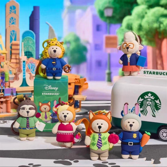 starbucks x zootopia collaboration blind box