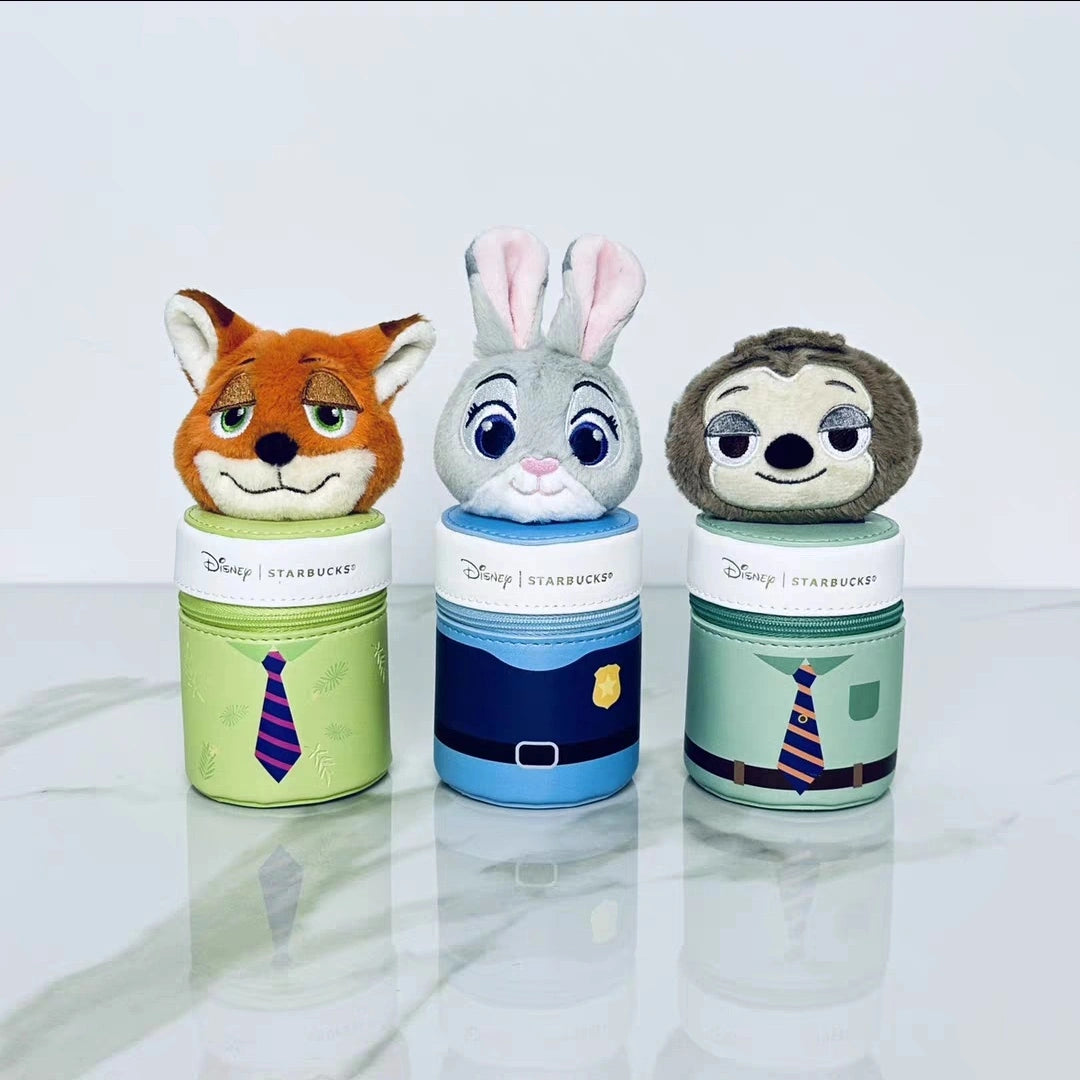 starbucks x zootopia coin bag display