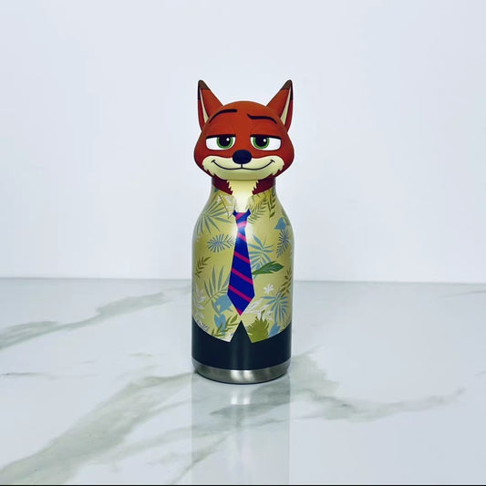 starbucks x zootopia Nick Wilde tumbler display