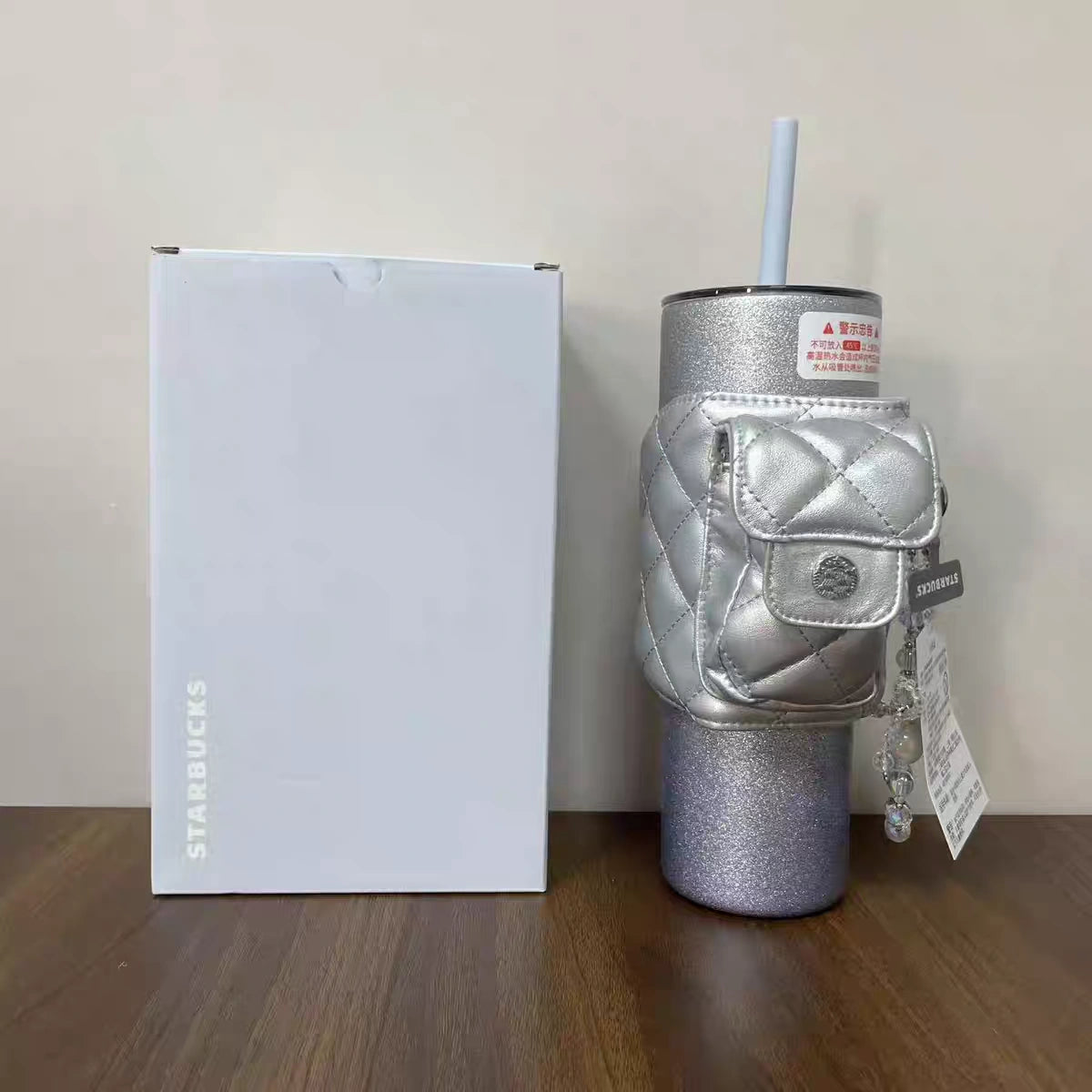 Snowlit Wonderland Mirr SS Venti Straw Cup 946ml 