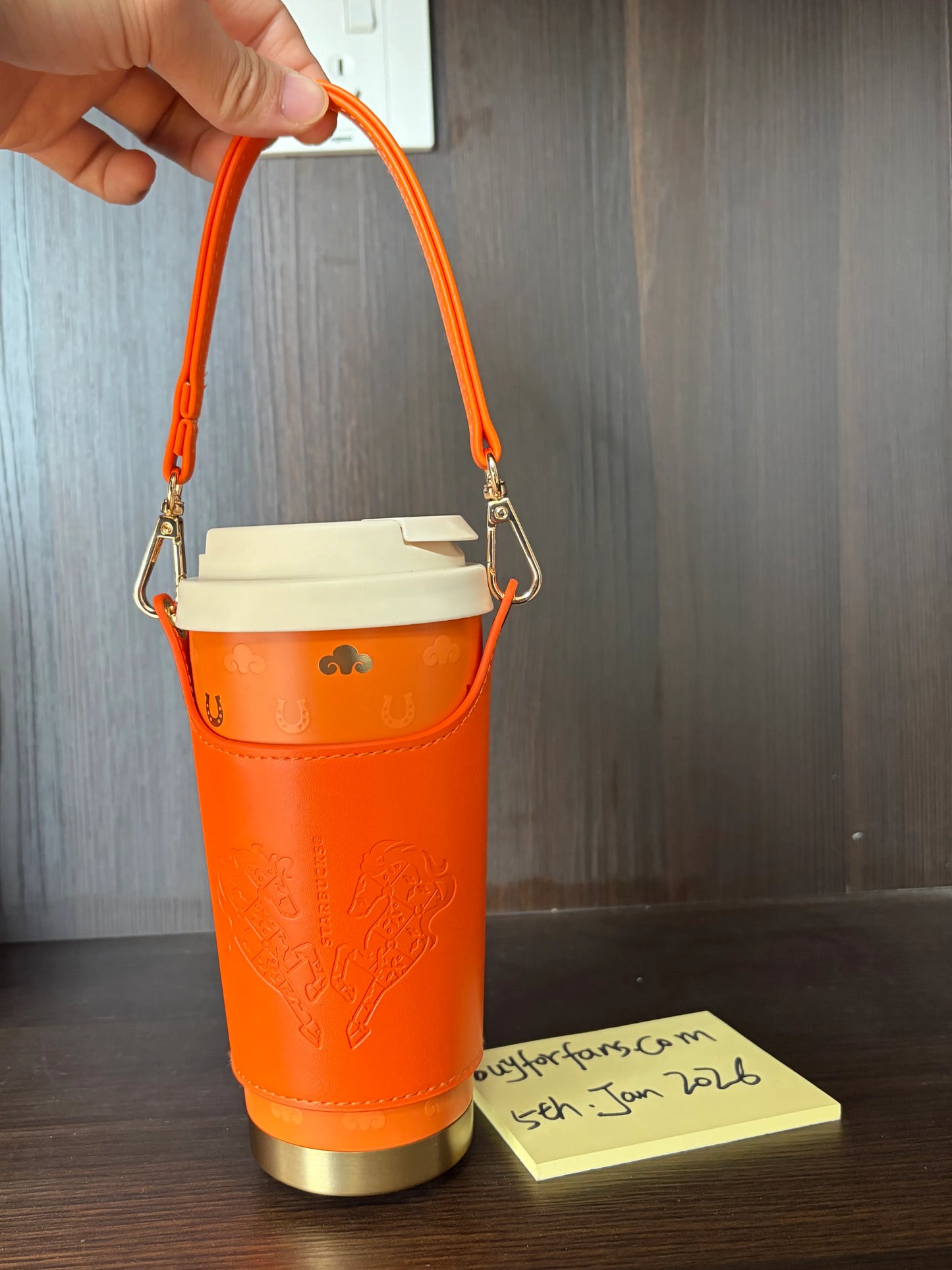 Starbucks 2026 China New Year of Horse stainless steel tabletop cup lifestyle display