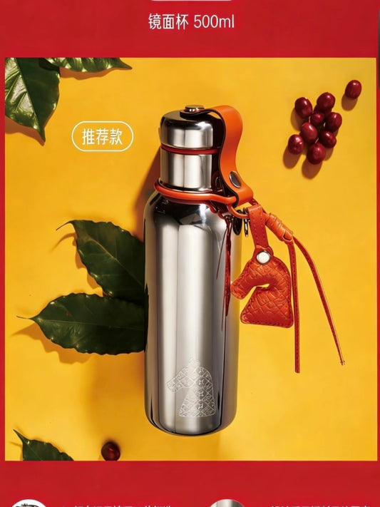 Starbucks 2026 Chinese New Year of Horse Mirror Finish SS Vacuum Cup 500ml