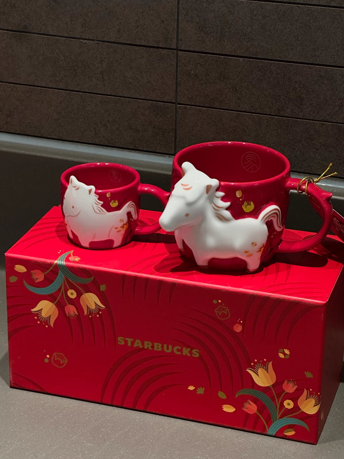 starbucks 2026 Lunar new year of horse zodiac ceramic mug set photo