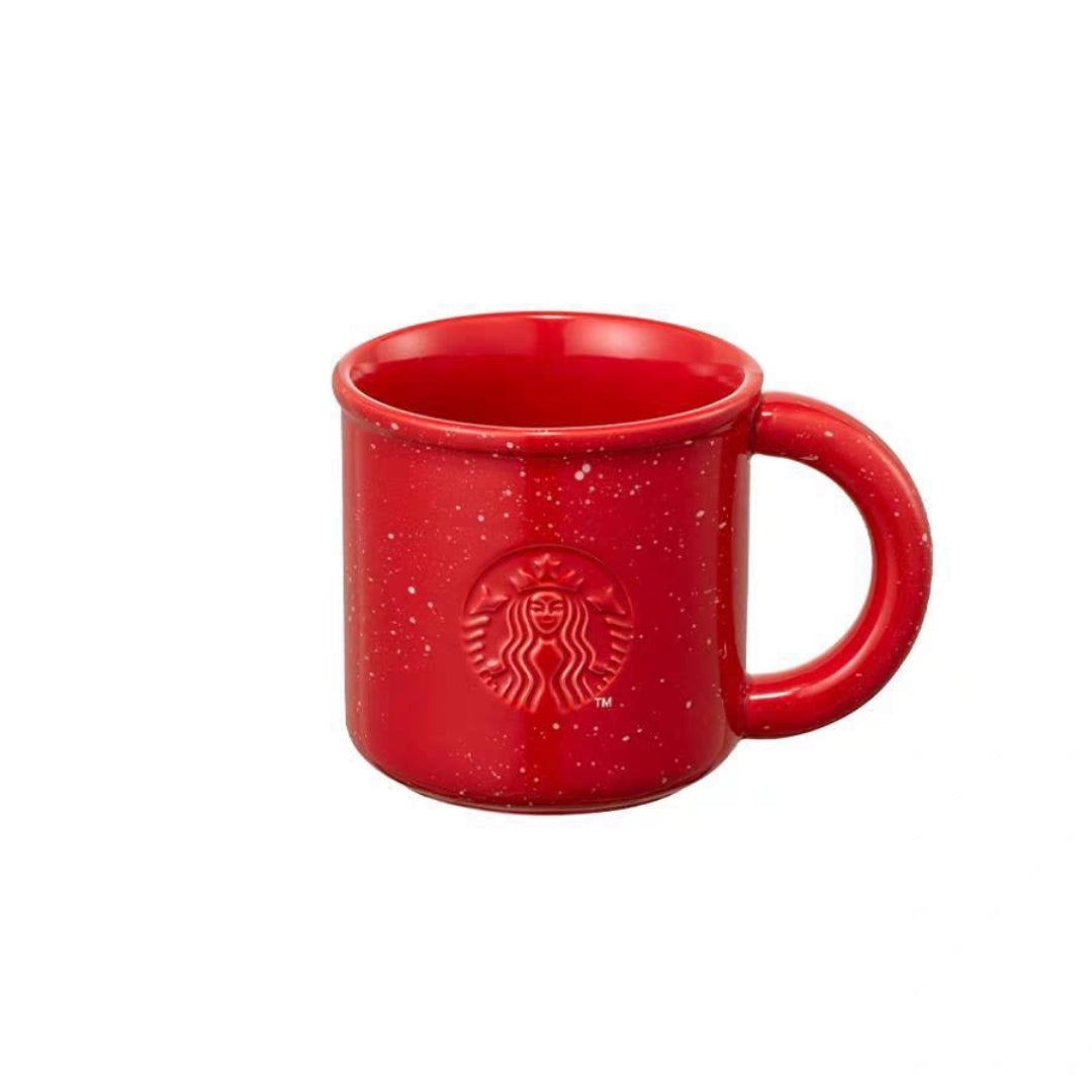 Starbucks Korea 2025 Christmas Red Mug 355ml display