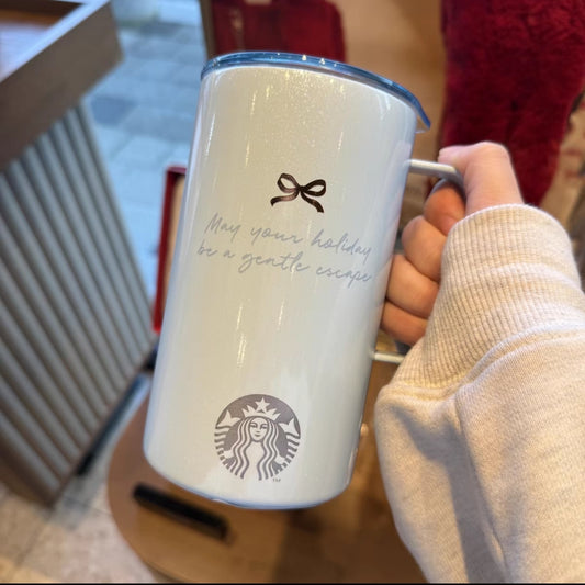 Starbucks Korea 2025 Christmas  Sky Blue SS Table Cup ON HAND