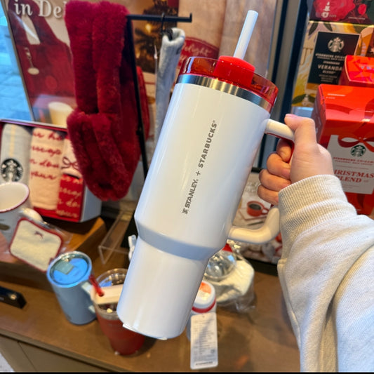  Starbucks Korea 2025 Christmas Stanley SS Cup 1183ml 40oz ON HAND
