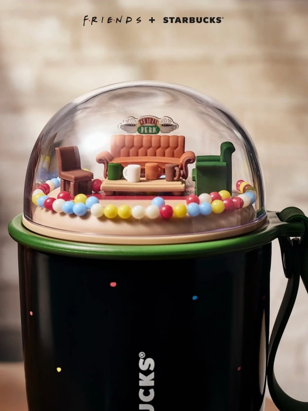 Starbucks Korea+Friends Co-Branded Central Perk SS Dome Tumbler 355ml