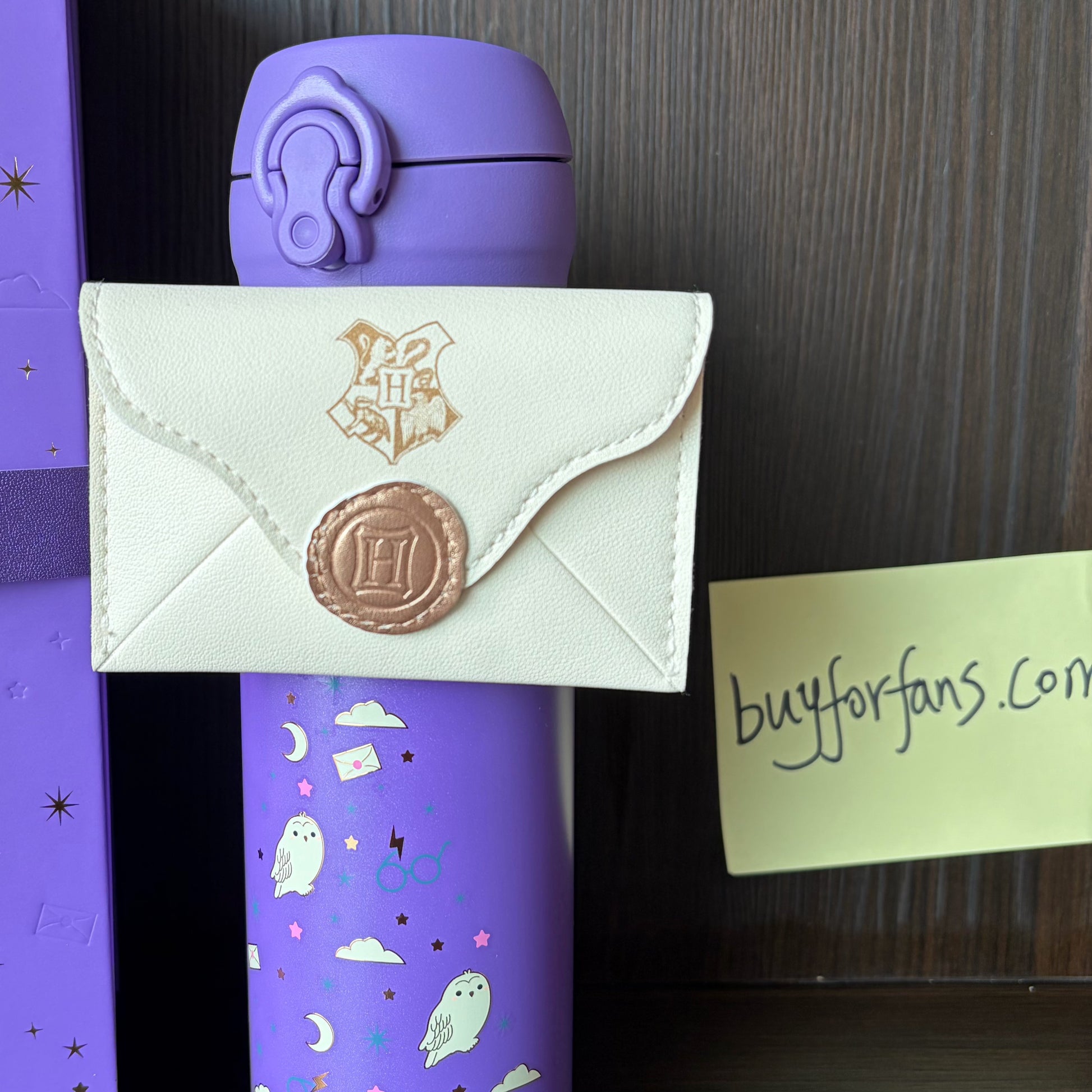 starbucks x harry potter hedwig thermos 500ml purple ss cup